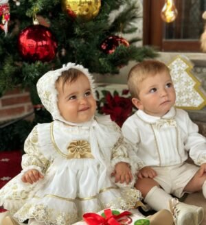 Luxury Christmas Ruffle dress OLIVIA - Image 4